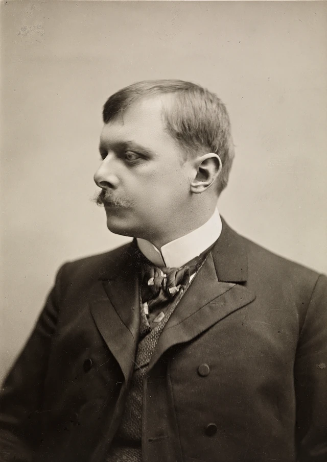 Historical portrait of Carl Størmer.
